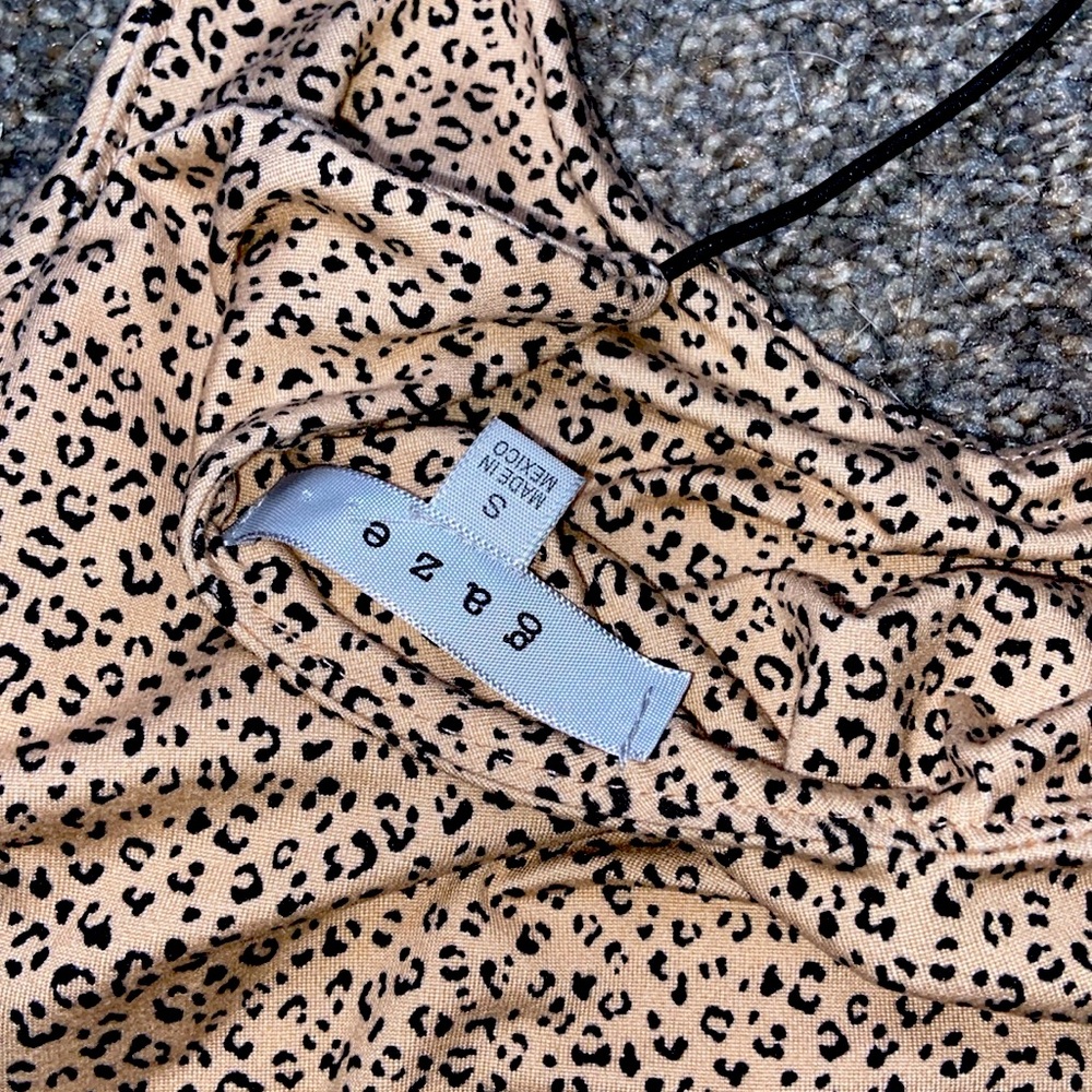 Gaze, cheetah print spaghetti strap, size small - Picture 2 of 2